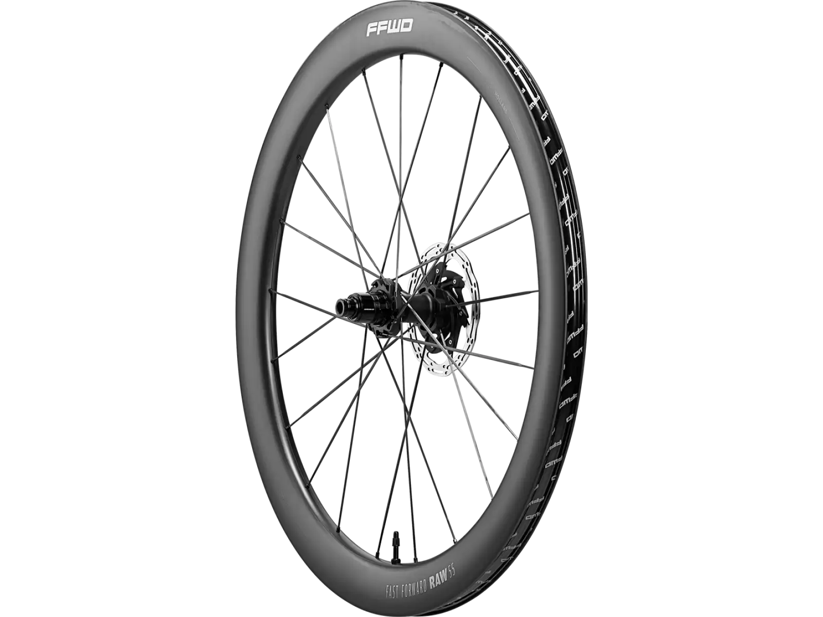 FFWD RAW CS 55 silniční vypletená kola Matt Black
