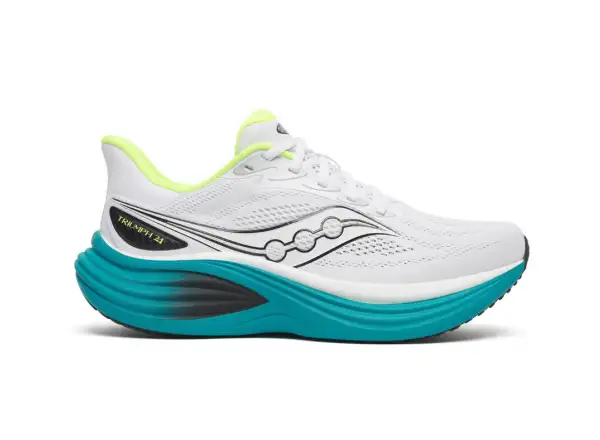 Saucony Triumph 24 pánské běžecké boty White/Tranquil