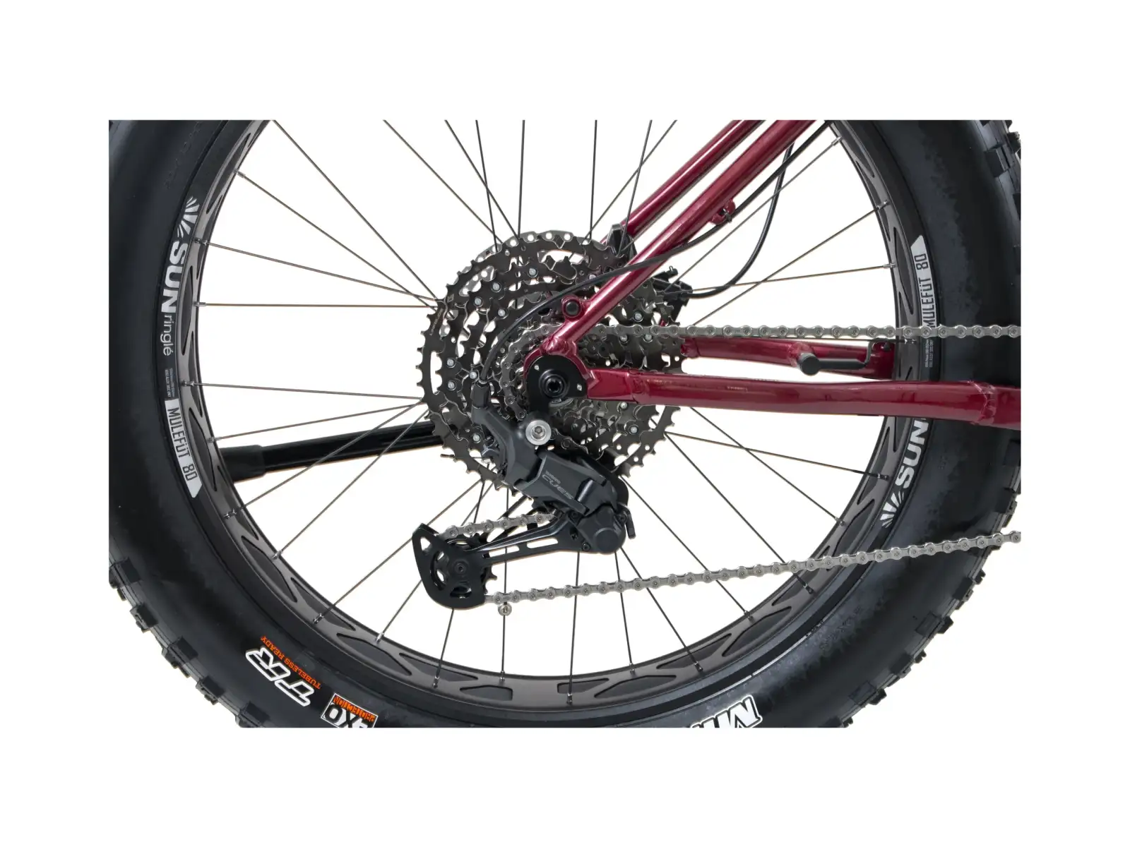 Rock Machine VYÖRY e70 elektrokolo crimson/black VZOREK