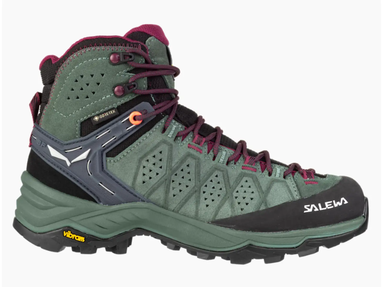 Salewa Alp Trainer 2 Mid GTX dámské boty Duck Green/Rhododendon