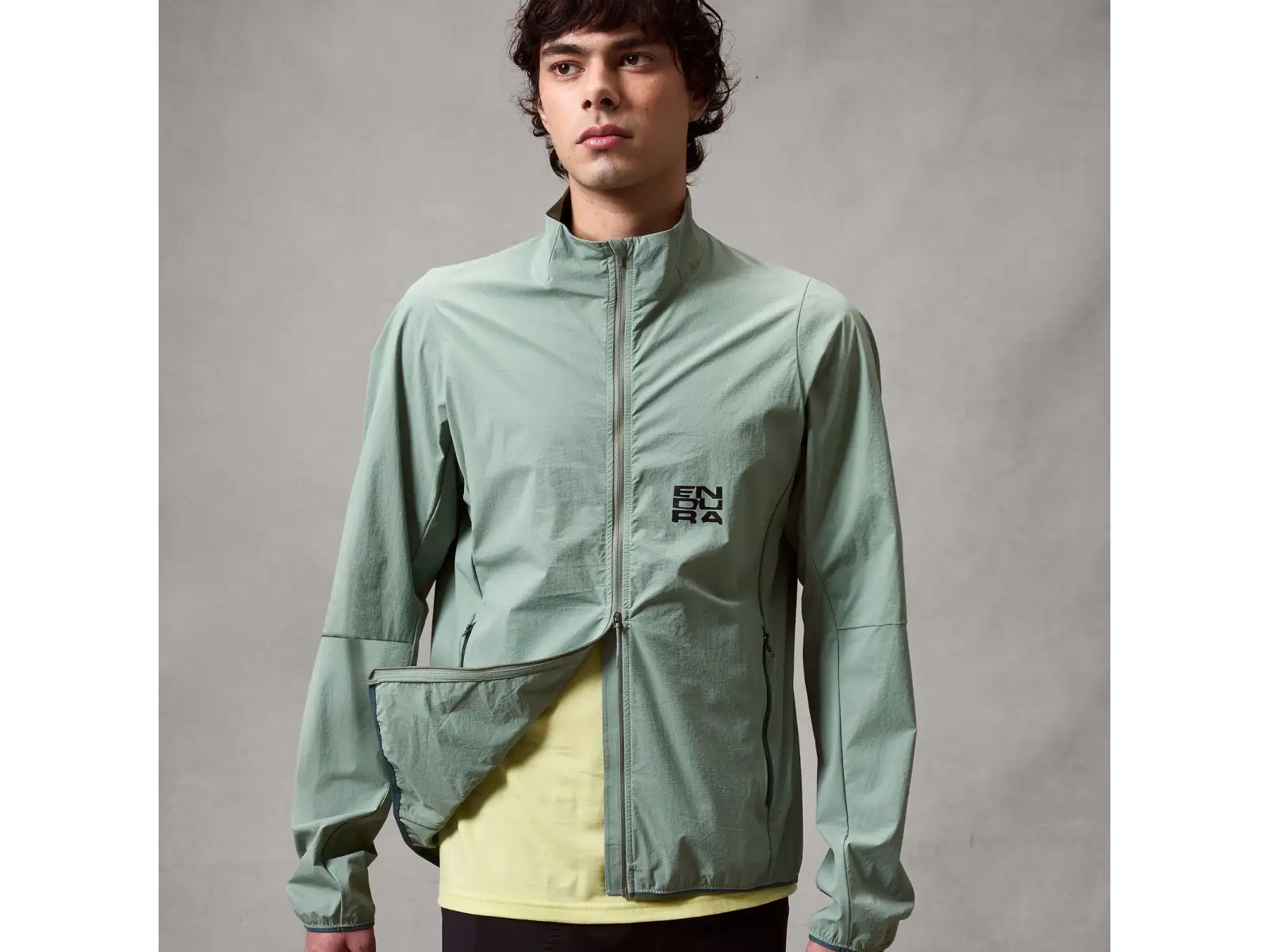 Endura Alltrack Ride Packable pánská bunda Sage green