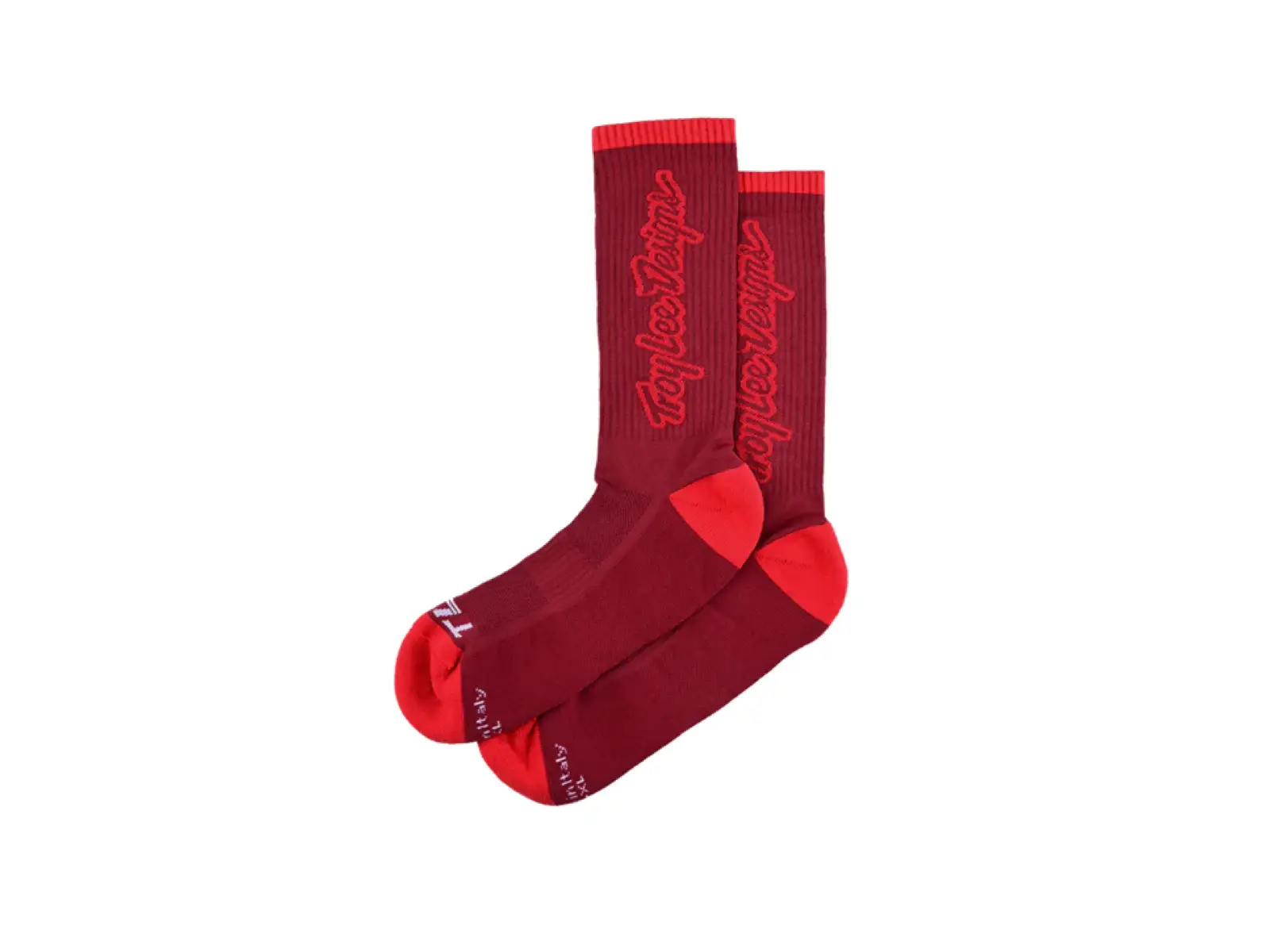 Troy Lee Designs Performance Signature ponožky Oxblood