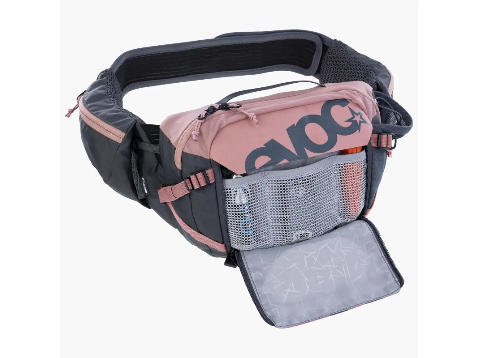 Evoc Hip Pack Pro 3 l ledvinka Dusty Pink/Carbon Grey