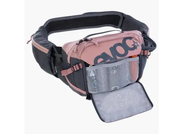 Evoc Hip Pack Pro 3 l ledvinka Dusty Pink/Carbon Grey