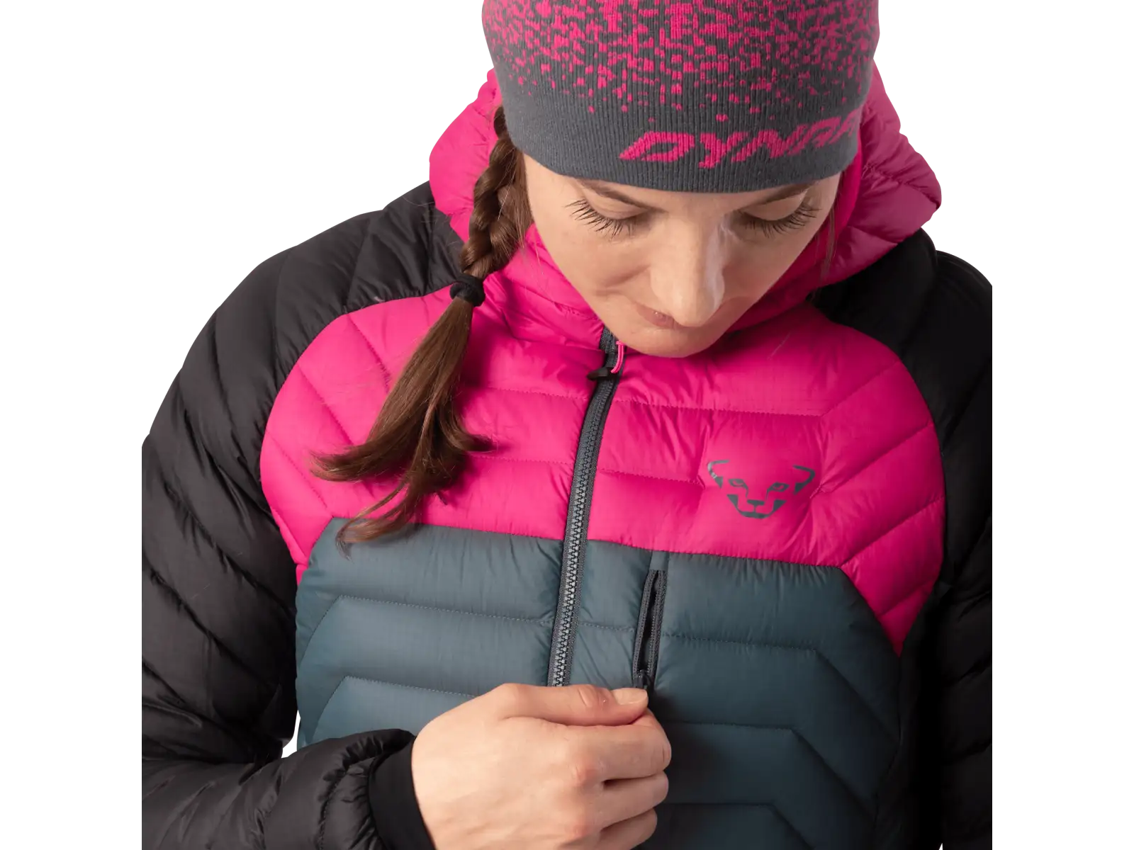 Dynafit Radical Down Hooded dámská Bunda Black Out/6550/0720