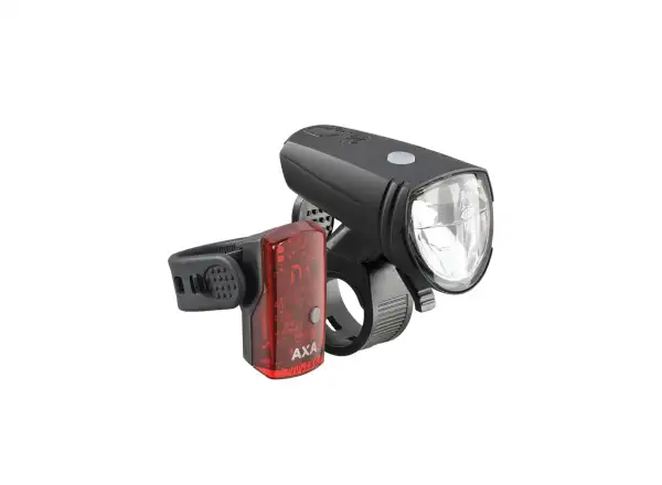 AXA Greenline 25 USB set přední + zadní světlo