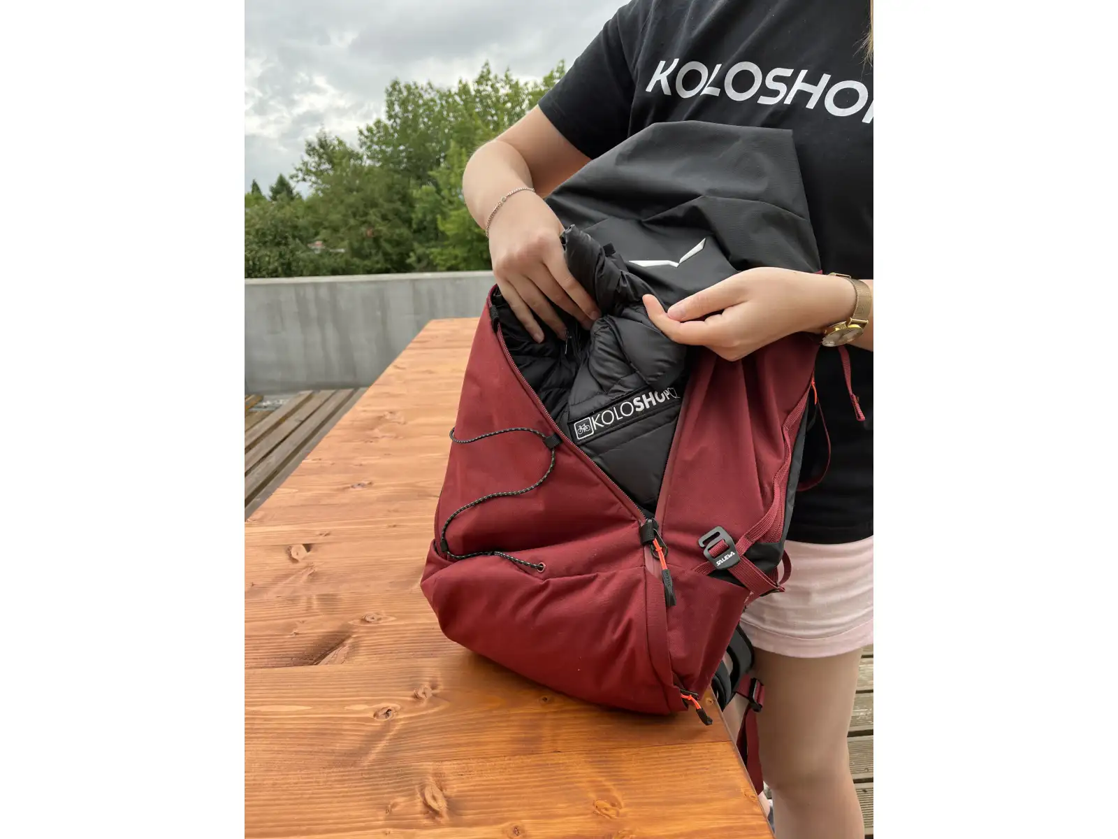 Salewa Puez dámský batoh 32 l + 5 l Syrah/Black Out
