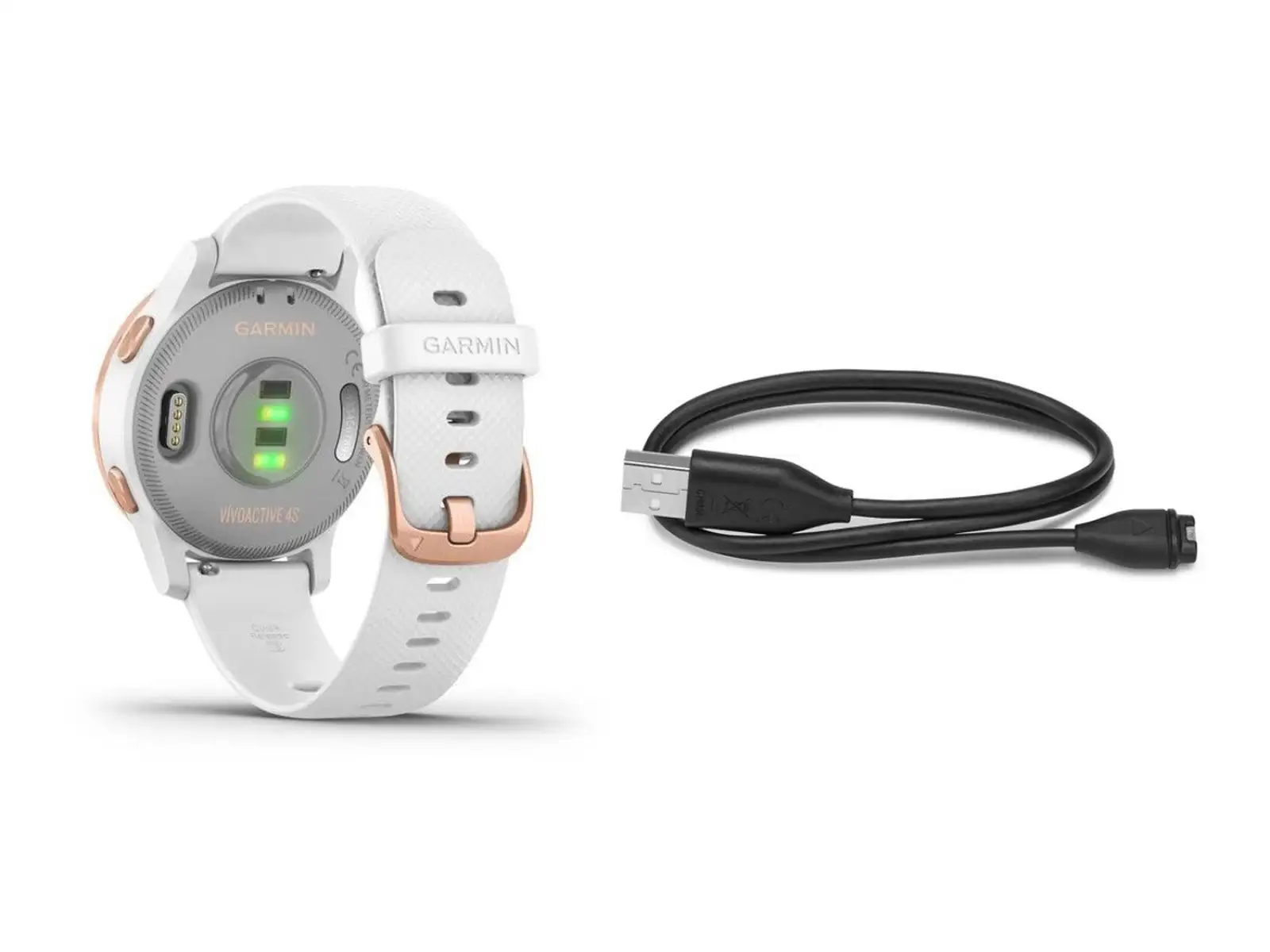 Garmin vívoActive 4S RoseGold/White Band sportovní hodinky