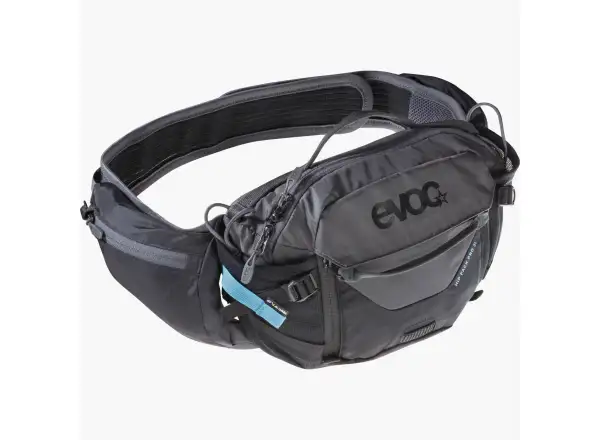 Evoc Hip Pack Pro 3 l brašna + pitný vak 1,5 l black/carbon grey