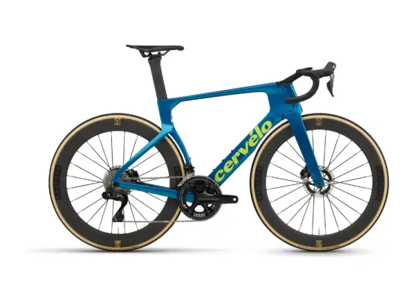 Cervélo S5 SRAM Red XPLR AXS 1 Reef Blue kolo