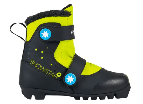 Fischer Snowstar dětské boty na běžky Black/Yellow