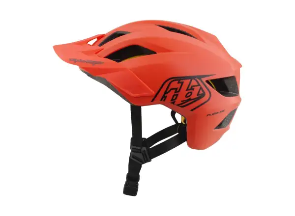 Troy Lee Designs Flowline Mips dětská přilba Point Coral/Charcoal