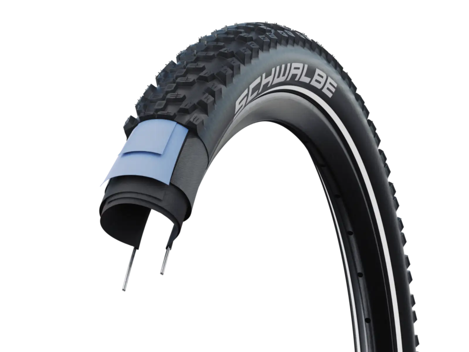Schwalbe Smart Sam Performance E-25 Addix 27,5x2,25" MTB plášť drát černá/reflex
