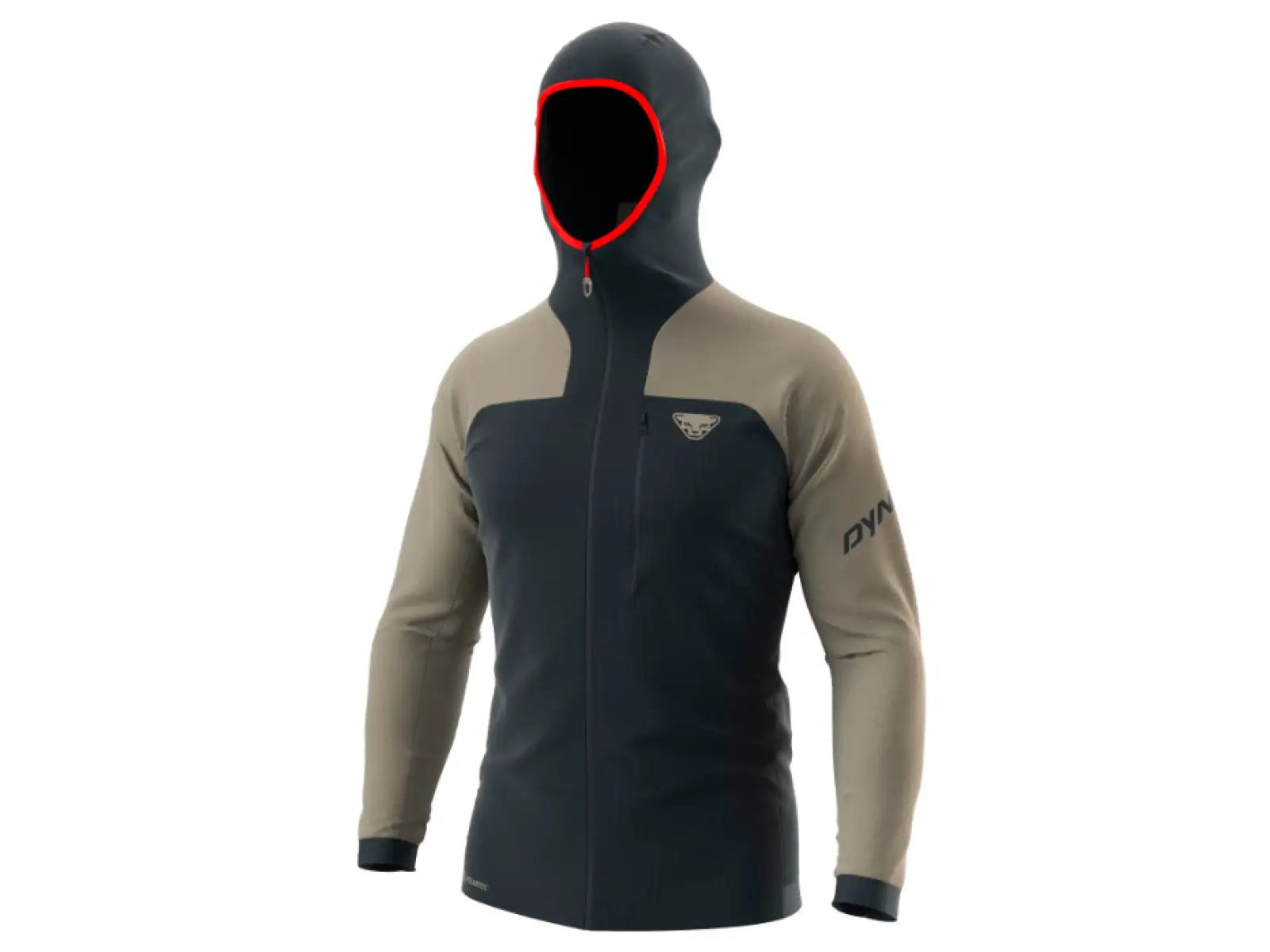 Dynafit Speed Polartec Hooded pánská bunda Rock Khaki