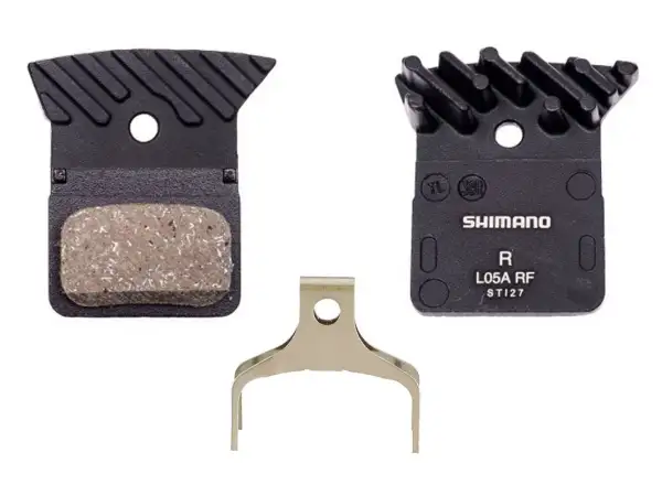 Shimano-servis Brzdové destičky Shimano L05A-RF polymer s chladičem original balení