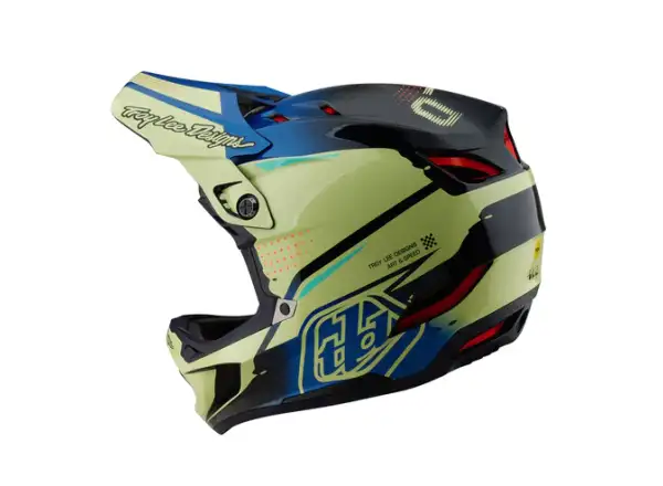 Troy Lee Designs D4 Composite přilba Drip Glo Yellow