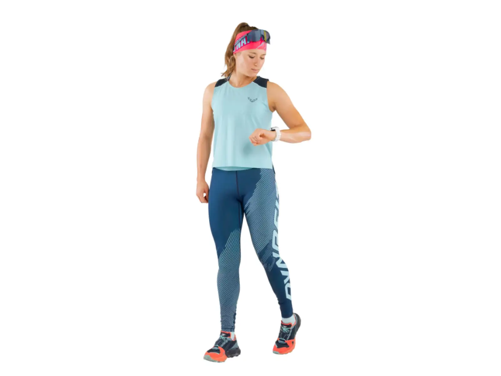Dynafit Sky Crop Top dámské triko bez rukávů Marine Blue