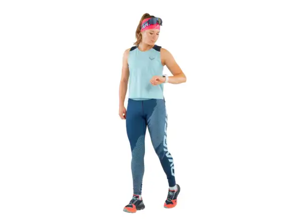Dynafit Sky Crop Top dámské triko bez rukávů Marine Blue