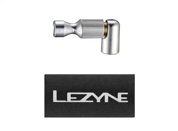 Lezyne Trigger Drive CO2 hlava k bombičkové pumpě silver/hi-gloss