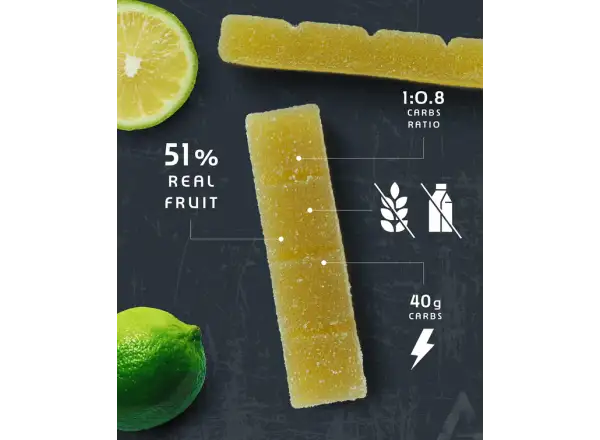 Amacx Turbo Fruit Chew energetická žvýkačka 50 g Citrus