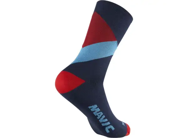 Mavic Graphic Classic vysoké ponožky blue/fiery red