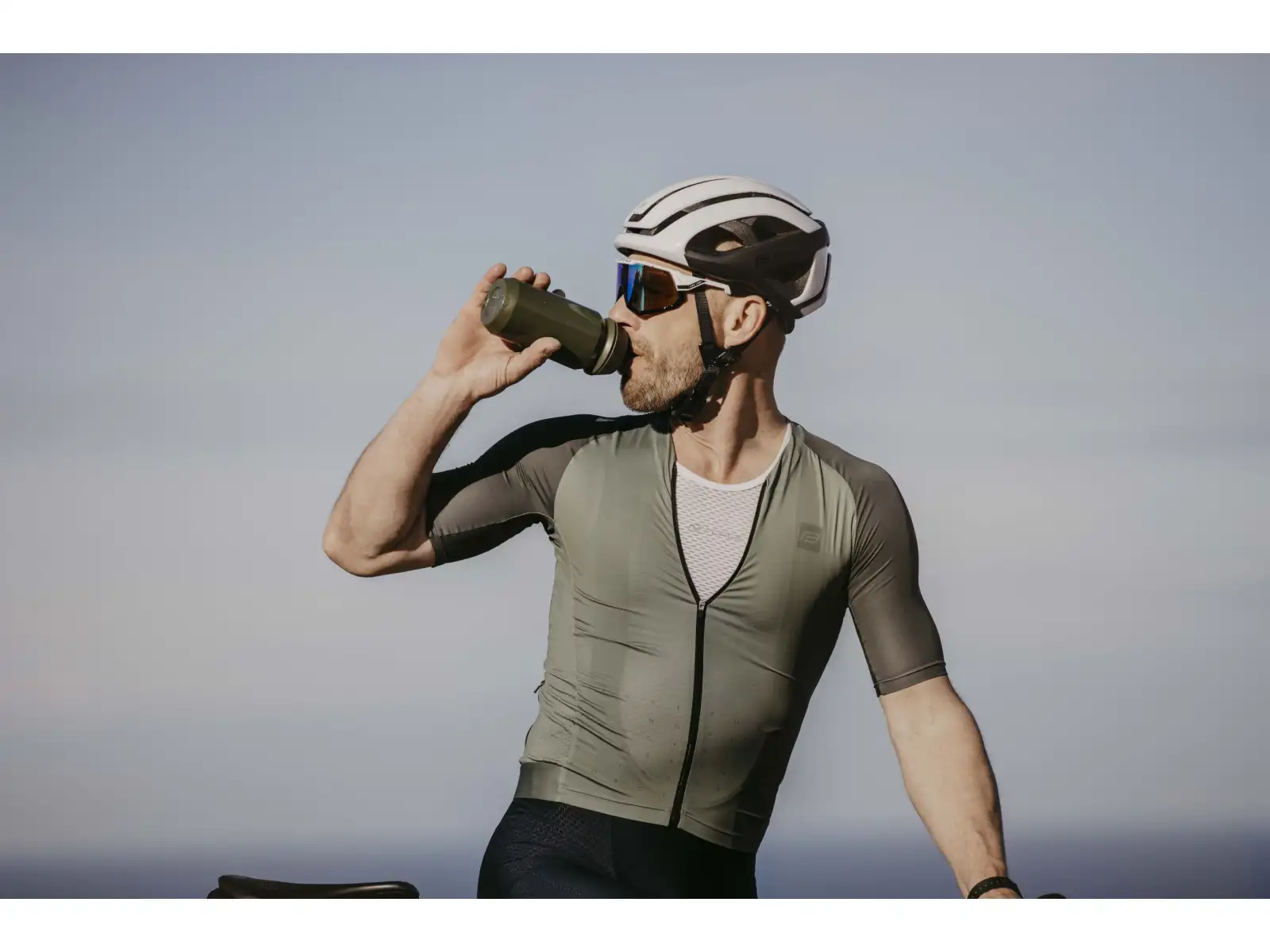 Force Bio Earth cyklistická láhev 500 ml zelená/šedá