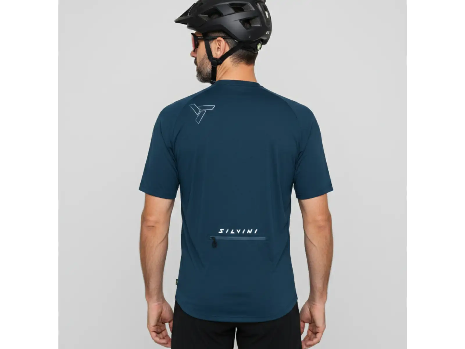Silvini Naturno pánský dres krátký rukáv Navy/Black