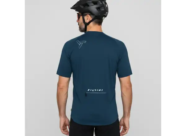 Silvini Naturno pánský dres krátký rukáv Navy/Black