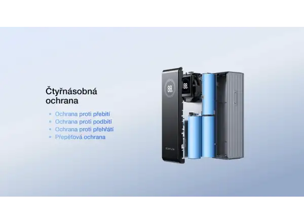EcoFlow Rapid Power Banka (25000mAh,170W) - stříbrná