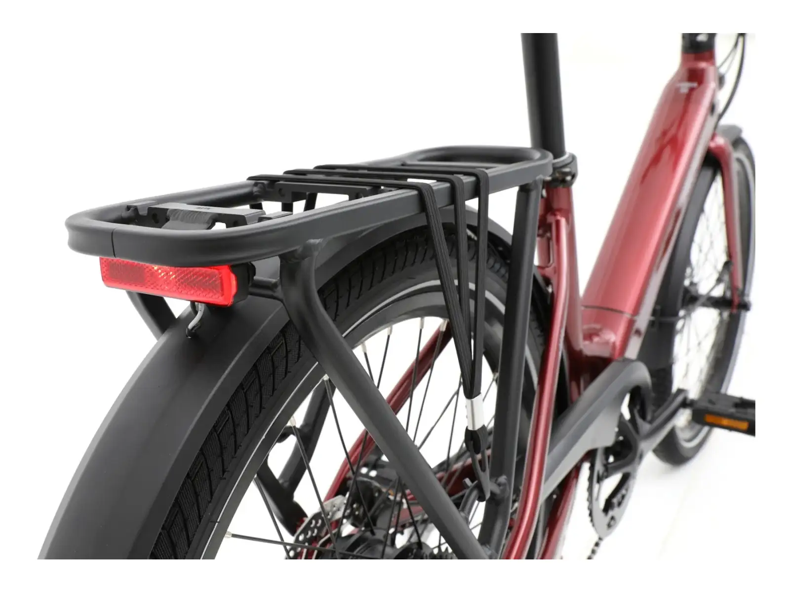 Apache Tanka 24 RX skládací elektrokolo 363 Wh S/M bordó