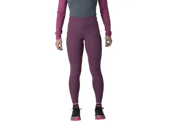 Dynafit Warm Ultra dámské zateplené legíny Amaranth
