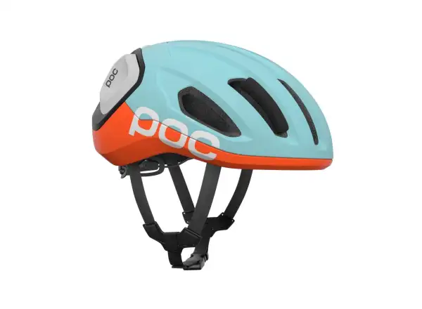 POC Amidal silniční přilba Indicolite Blue Matt/Carnelian Orange Matt