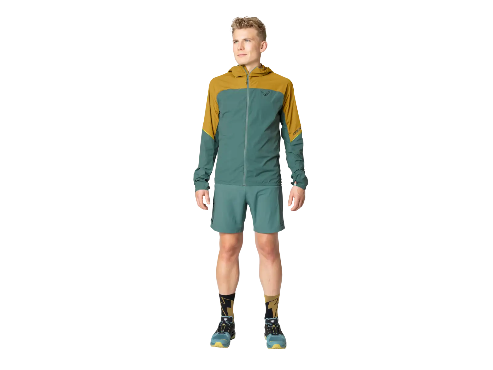 Dynafit Alpine Wind pánská běžecká bunda Tobacco