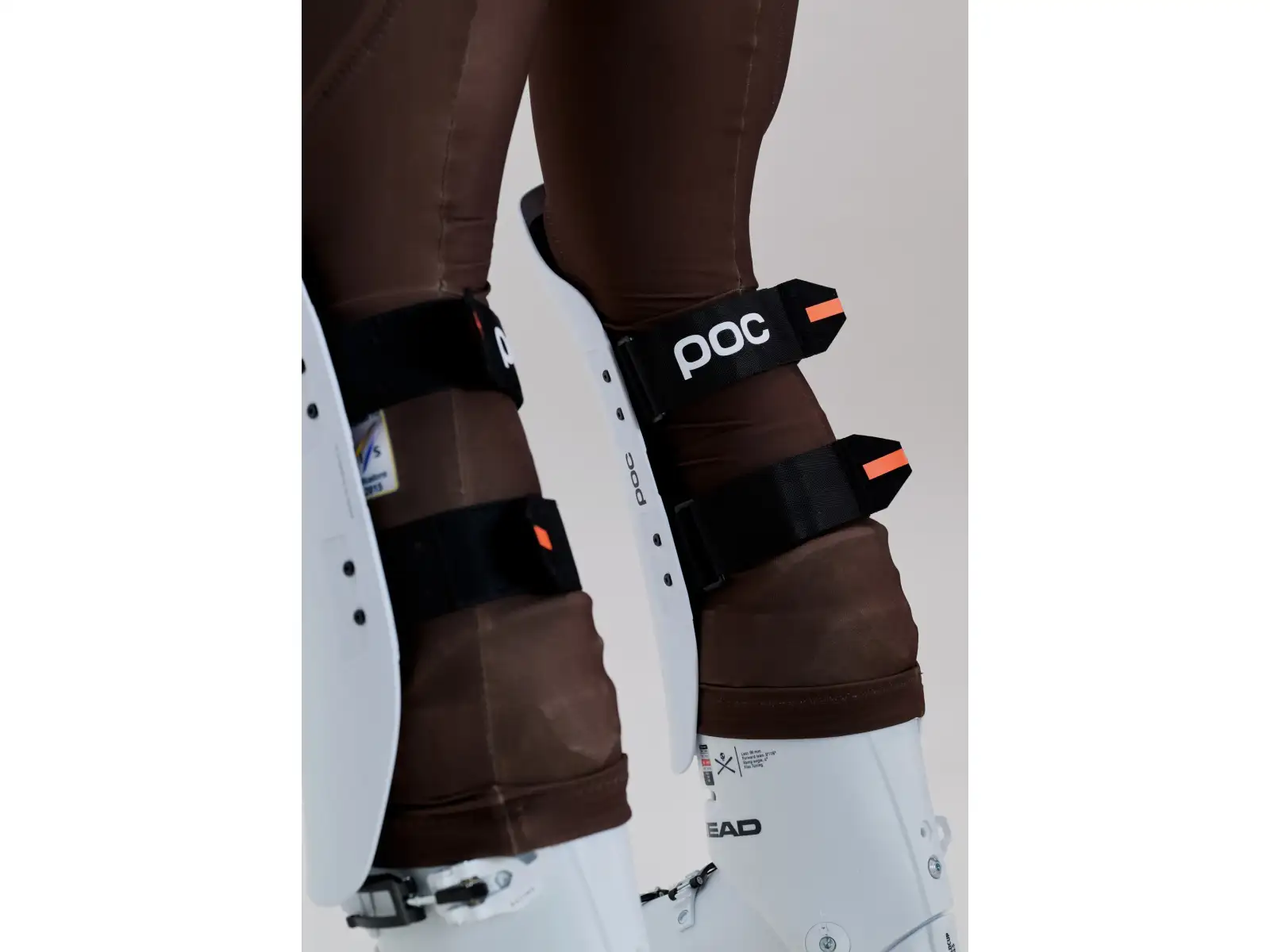 POC Shins Race chrániče holení Hydrogen White