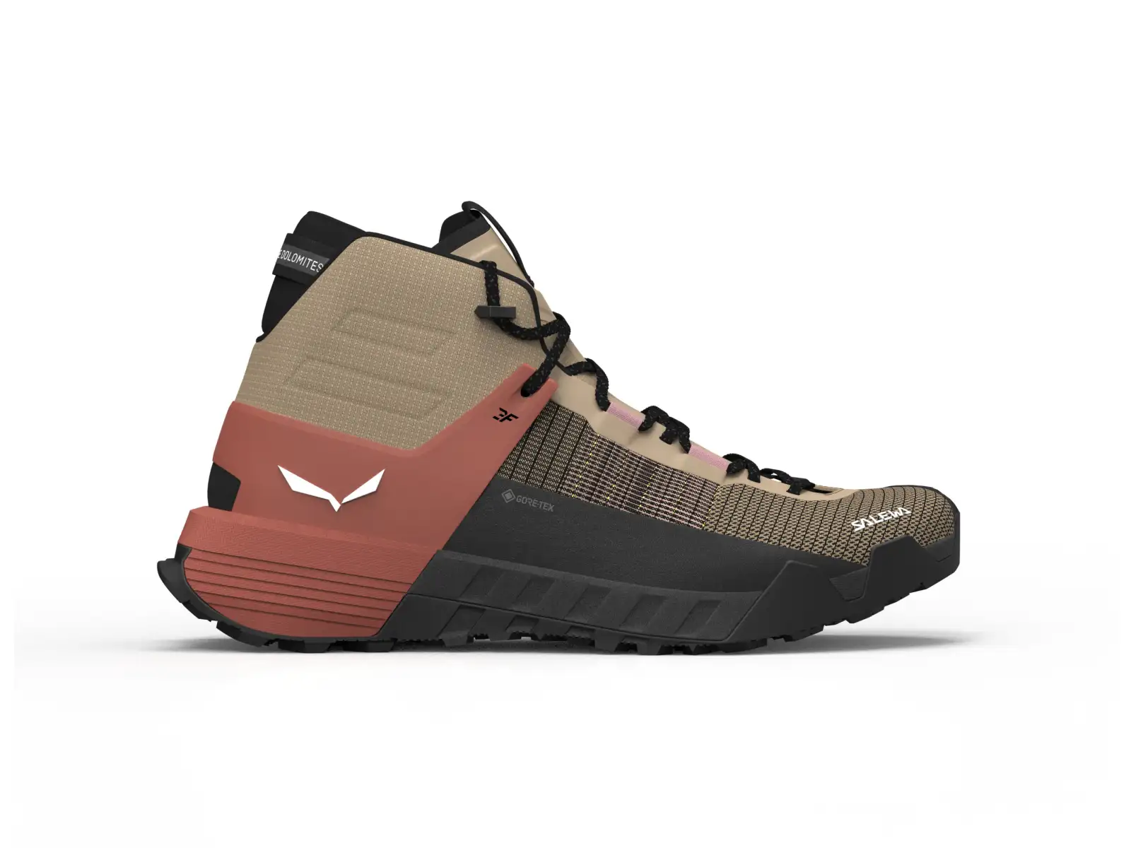Salewa Wildfire NXT Mid GTX dámské boty Quicksand/Etruscan Red