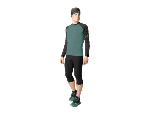 Dynafit Alpine 3/4 pánské běžecké kalhoty Black Out