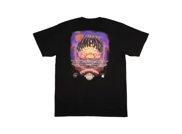 Troy Lee Designs x Red Bull Rampage Valley of Gods pánské triko krátký rukáv Black