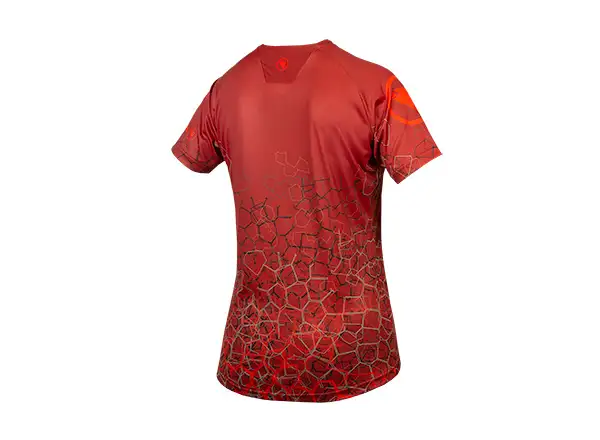 Endura SingleTrack Print Tee LTD dámský dres krátký rukáv Cayenne