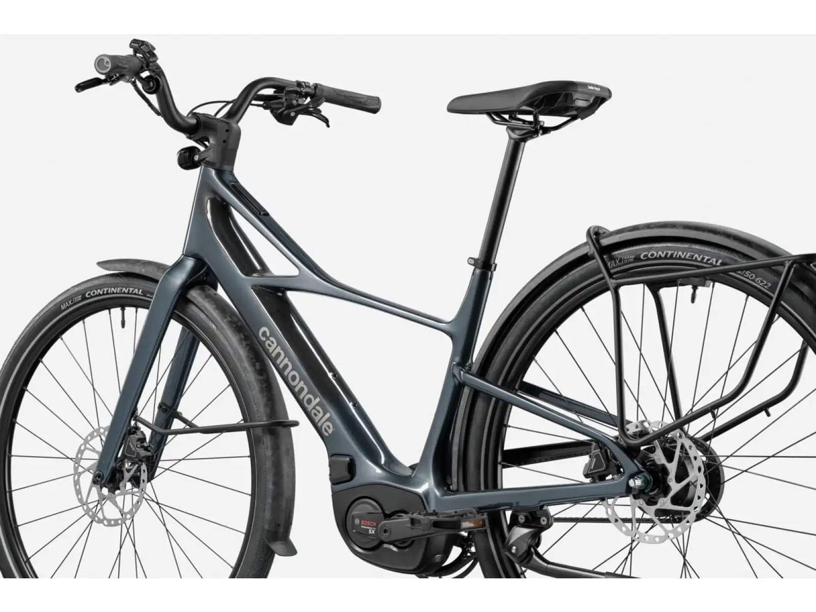 Cannondale FlyingV 2 Tungsten blue městské lehké elektrokolo