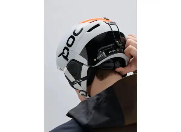 POC Obex Connect lyžařská přilba Hydrogen White/Fluorescent Orange AVIP