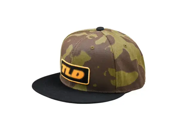 Troy Lee Designs Flat Bill Snapback kšiltovka Fade Out Olive Camo