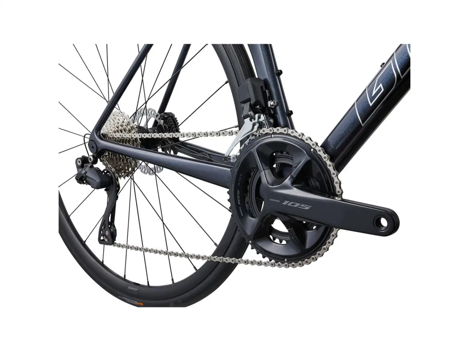 Giant TCR Advanced 1+ Disc-PC silniční kolo cold night