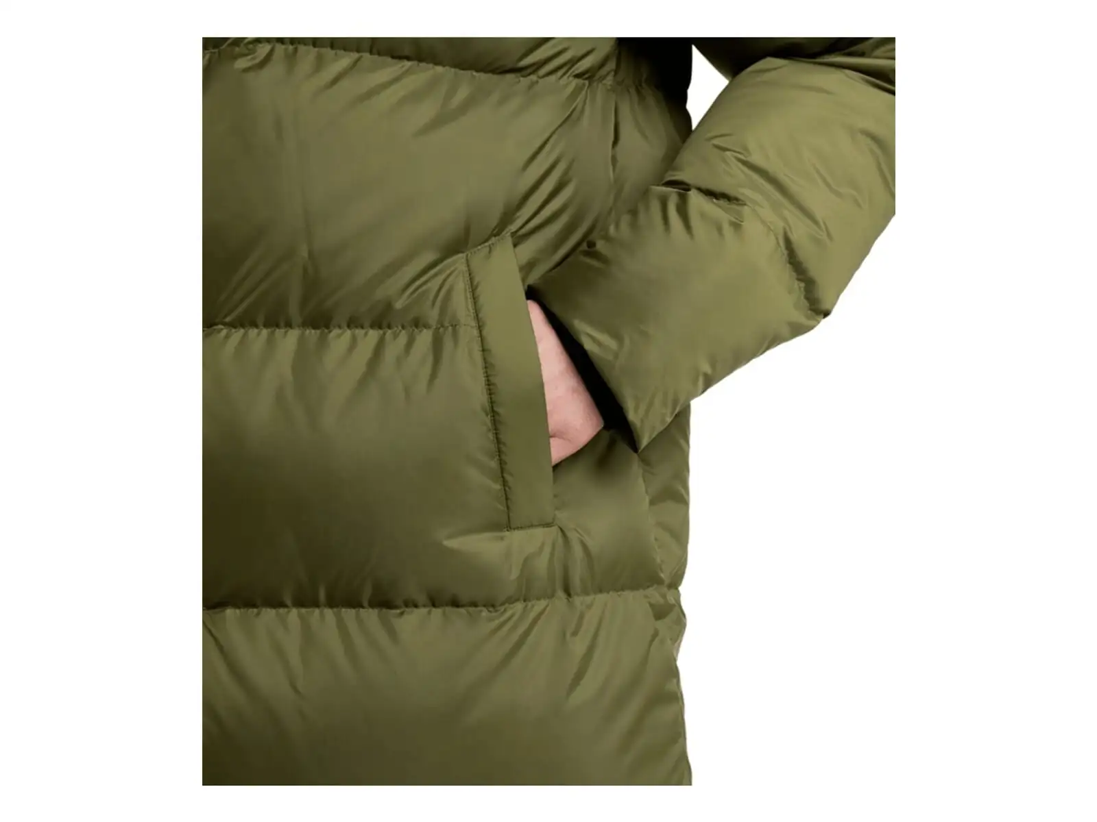 Haglöfs Long Down dámský péřový kabát zelená