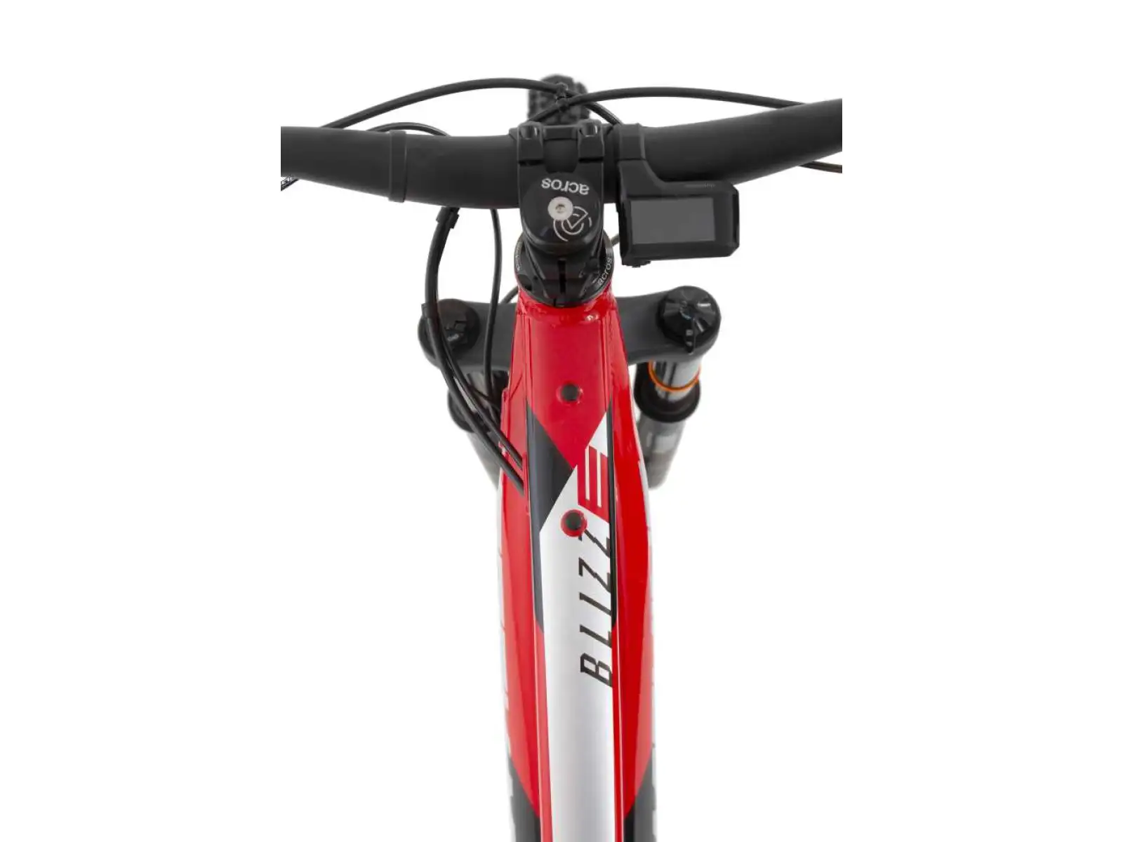 Rock Machine Blizz INT e40-29 horské elektrokolo gloss red/silver/black