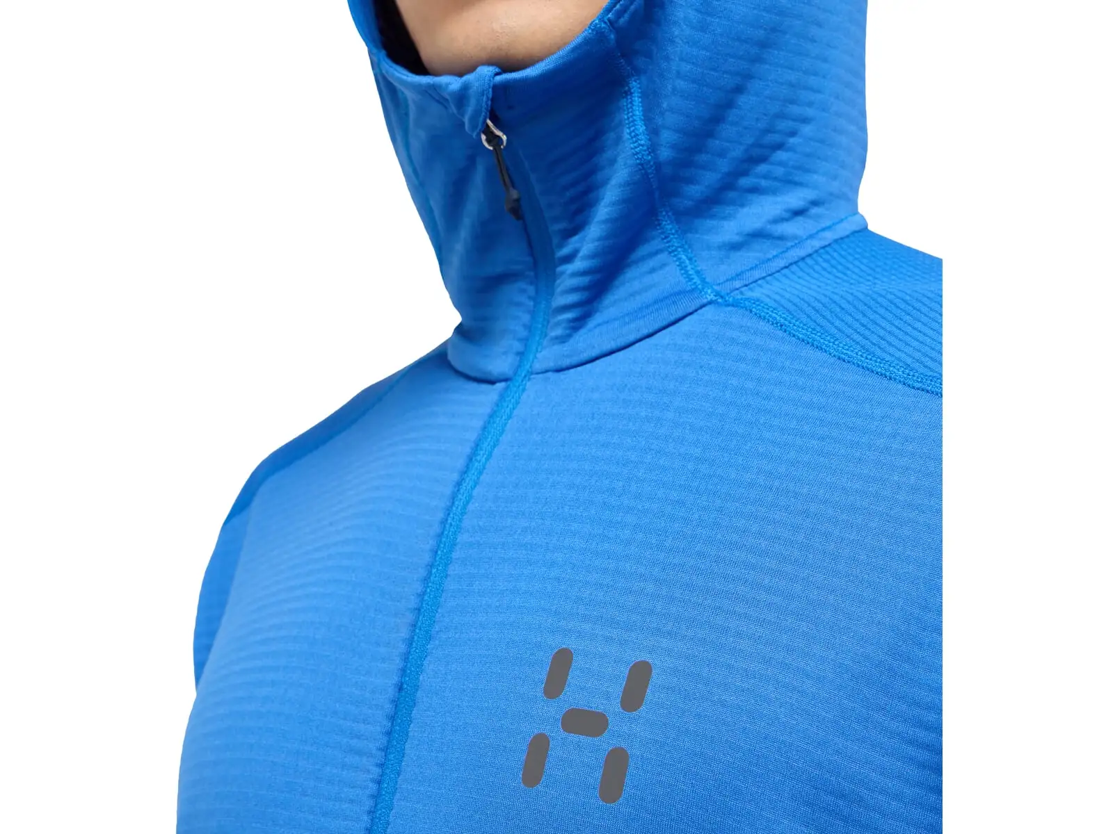 Haglöfs L.I.M Mid Multi Hood pánská mikina s kapucí modrá
