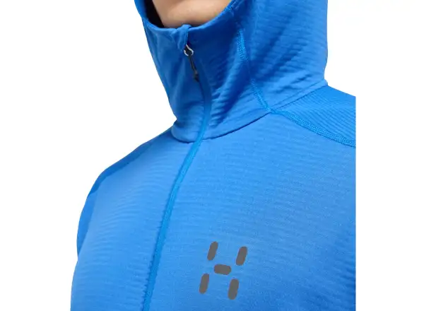 Haglöfs L.I.M Mid Multi Hood pánská mikina s kapucí modrá
