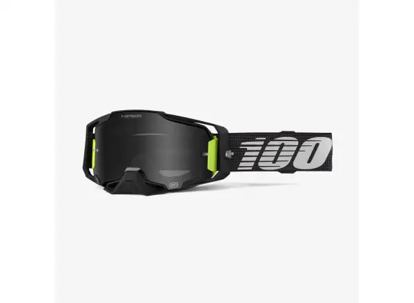 100% Armega sjezdové brýle Tetsumi/HiPER Black Mirror Lens