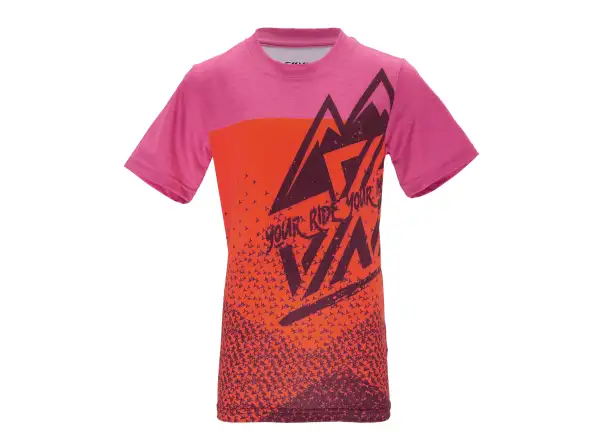 Silvini Denni dětský dres krátký rukáv Orange/Fuchsia