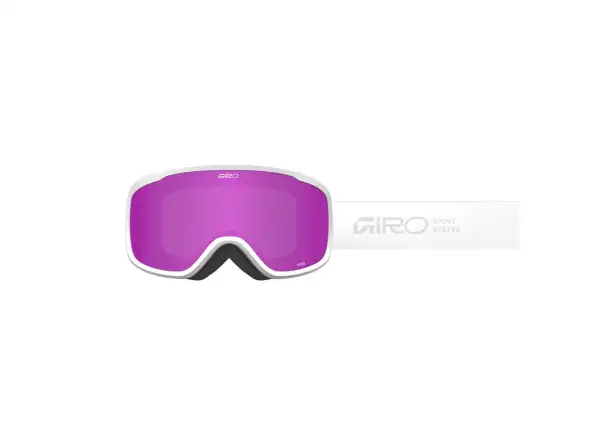 Giro Moxie dámské lyžařské brýle White Stacked/Amber Pink/Yellow (2skla)