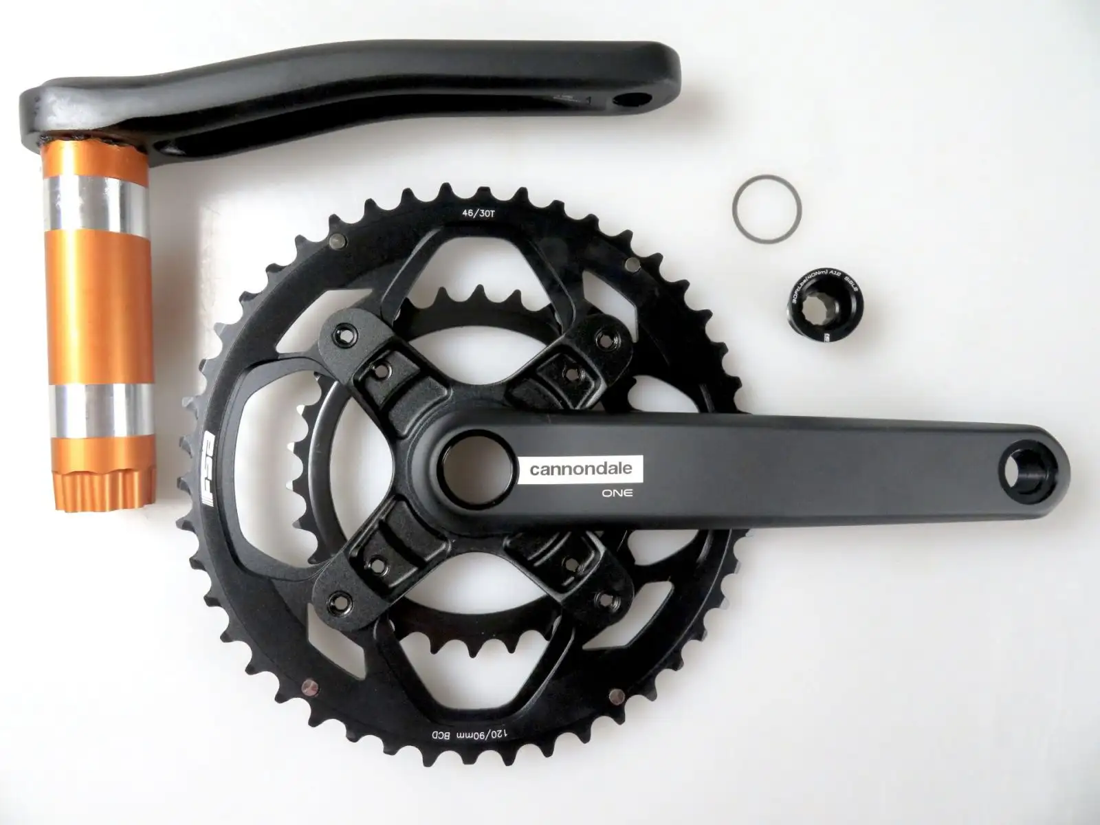 Cannondale One kliky 172,5 mm s převodníky 52/36 zubů